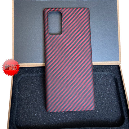 Oatsbasf Luxury Pure Carbon Fiber Case for Samsung Galaxy Note Series Smartphones