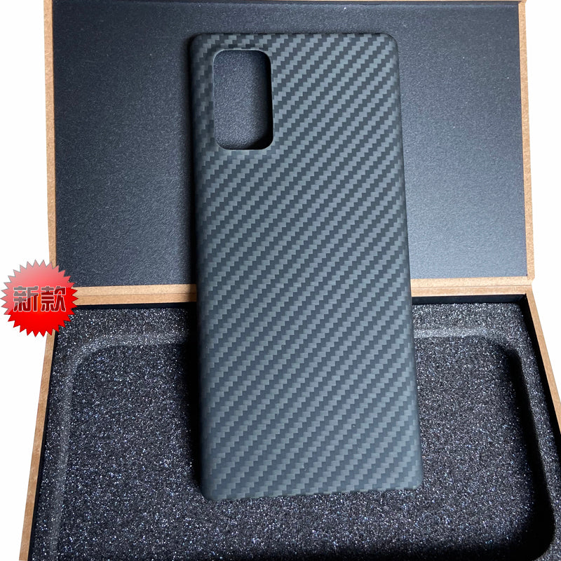 Oatsbasf Luxury Pure Carbon Fiber Case for Samsung Galaxy Note Series Smartphones