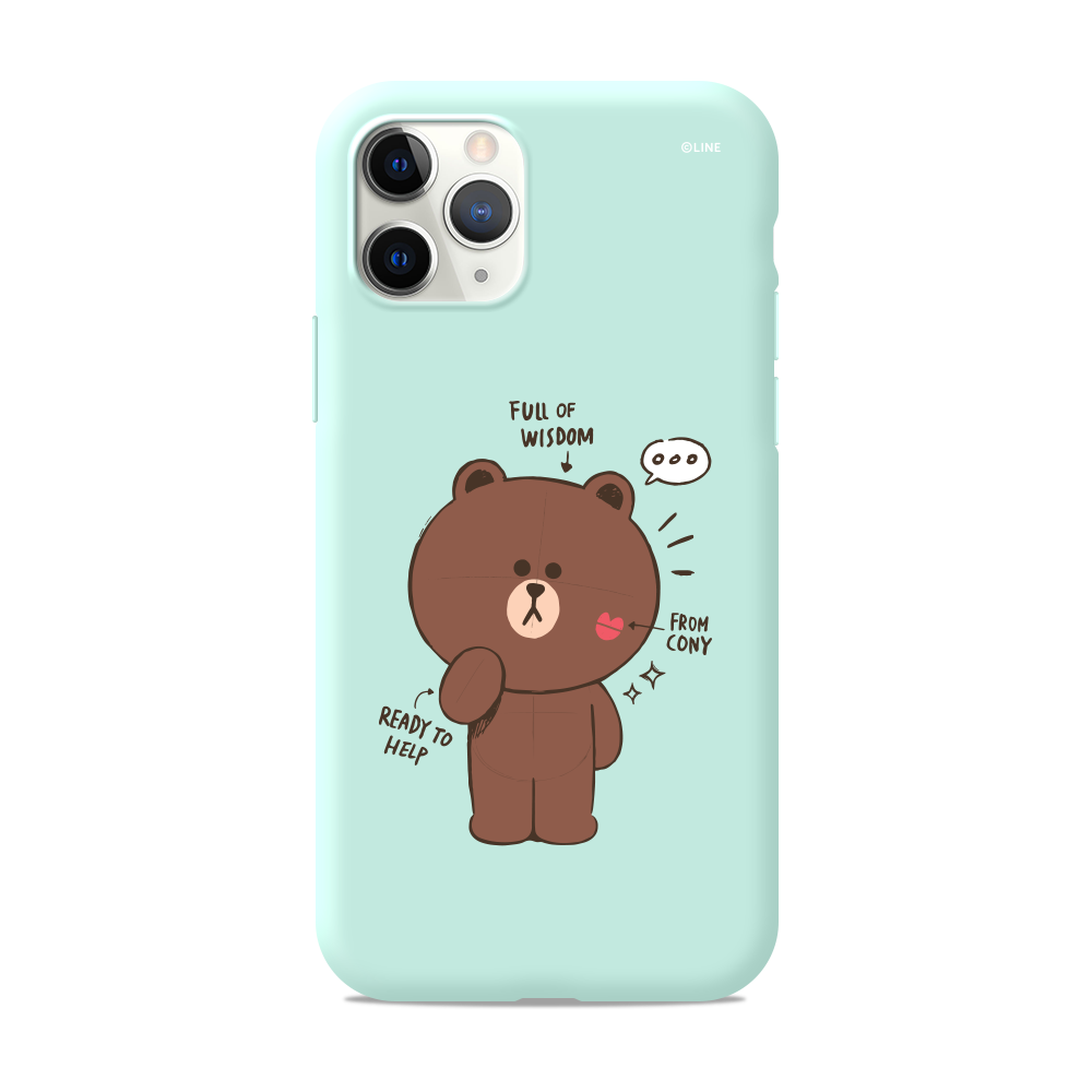 Line Friends Liquid Silicone Soft Color Jelly Case Cover