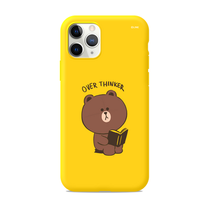 Line Friends Liquid Silicone Soft Color Jelly Case Cover