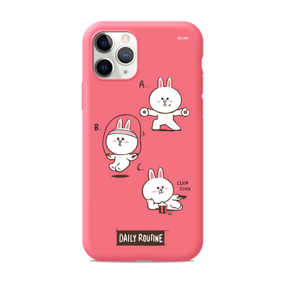 Line Friends Liquid Silicone Soft Color Jelly Case Cover