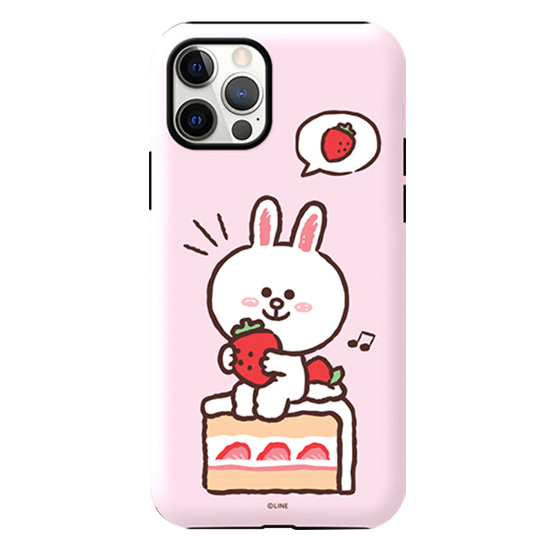 Line Friends Dual Layer TPU+PC Shockproof Guard Up Case Cover