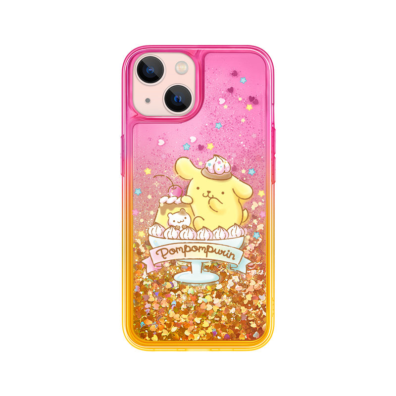 UKA Sanrio Characters Air Cushion Glitter Quicksand Back Case Cover