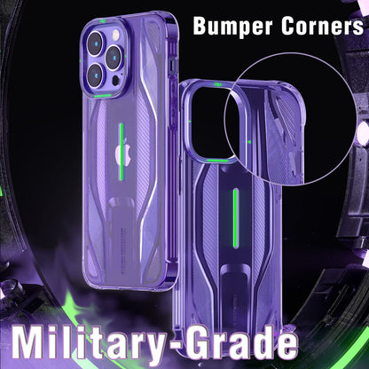 PQY Supercar Military Grade Shockproof Luminous Case Cover