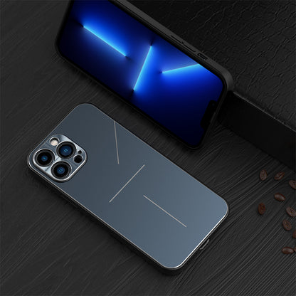 R-Just Neon Light Shockproof TPU+Metal Case Cover with Lens Protector