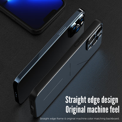 R-Just Neon Light Shockproof TPU+Metal Case Cover with Lens Protector