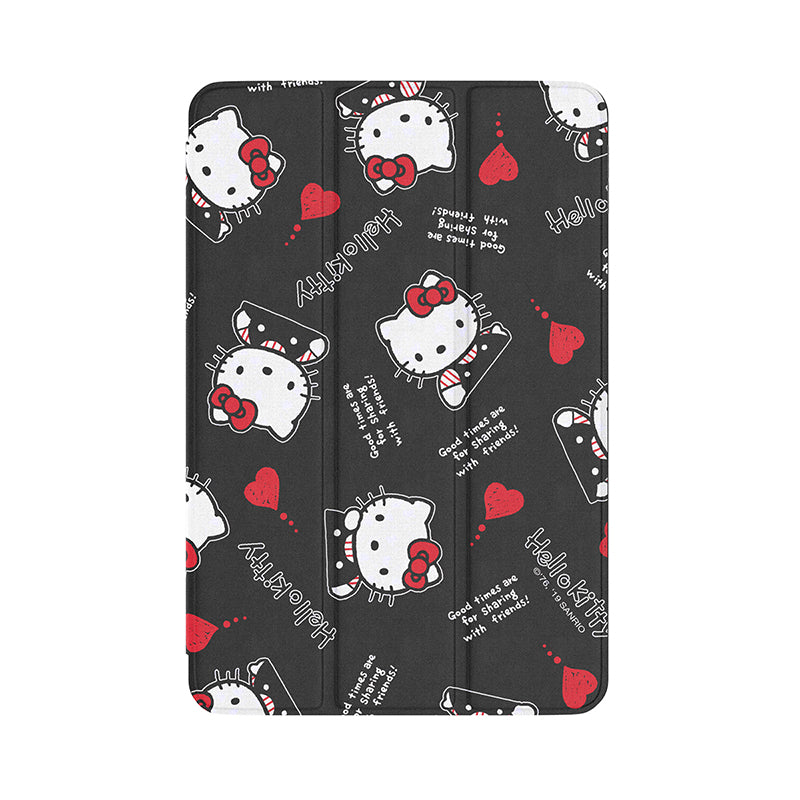 UKA Hello Kitty Auto Sleep Folio Stand Leather Case Cover for Apple iPad (2018) & iPad (2017)