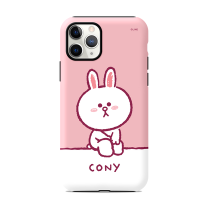 Line Friends Dual Layer TPU+PC Shockproof Guard Up Case Cover