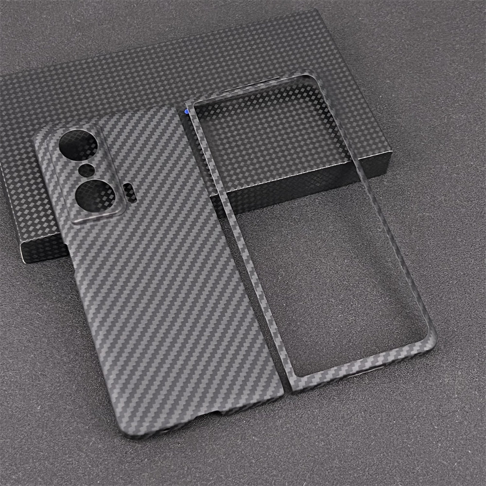 Oatsbasf Luxury Pure Carbon Fiber Case for Honor Foldable Smartphones