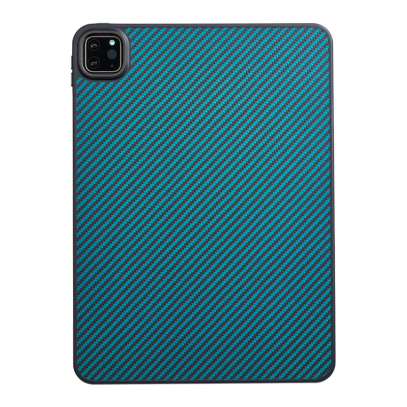 Oatsbasf Military-Grade Drop Protection Hybrid Carbon Fiber Case for Apple iPad