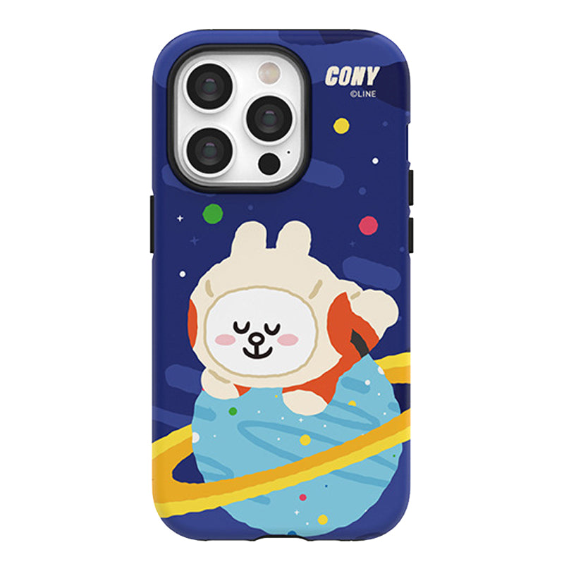 Line Friends Space Dual Layer TPU+PC Shockproof Guard Up Combo Case Cover