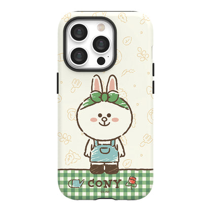 Line Friends Garden Dual Layer TPU+PC Shockproof Guard Up Combo Case Cover