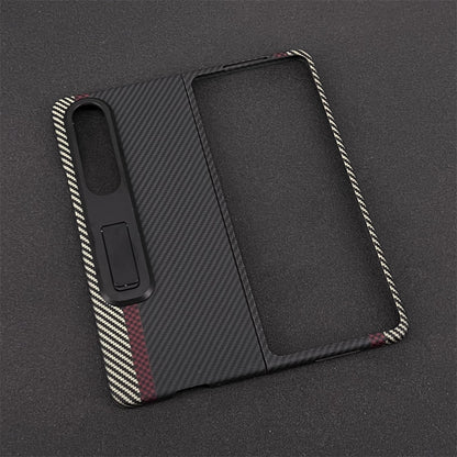 Oatsbasf Luxury Pure Carbon Fiber Case for Samsung Foldable Smartphones