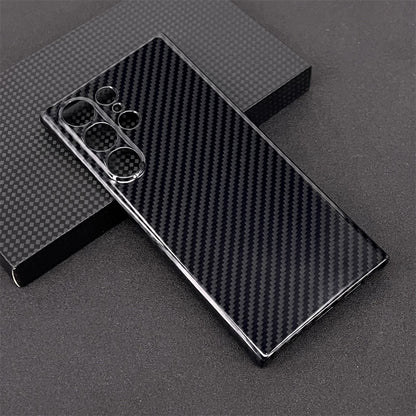 Oatsbasf Luxury Pure Aramid Fiber Case for Samsung Galaxy S23 Series Smartphones