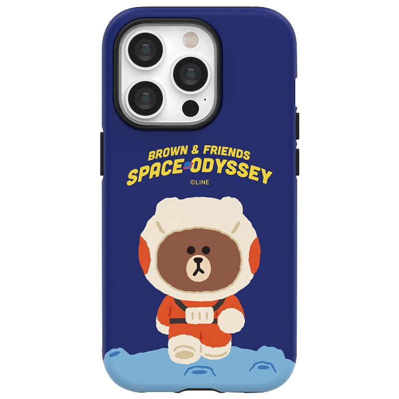 Line Friends Space Dual Layer TPU+PC Shockproof Guard Up Combo Case Cover