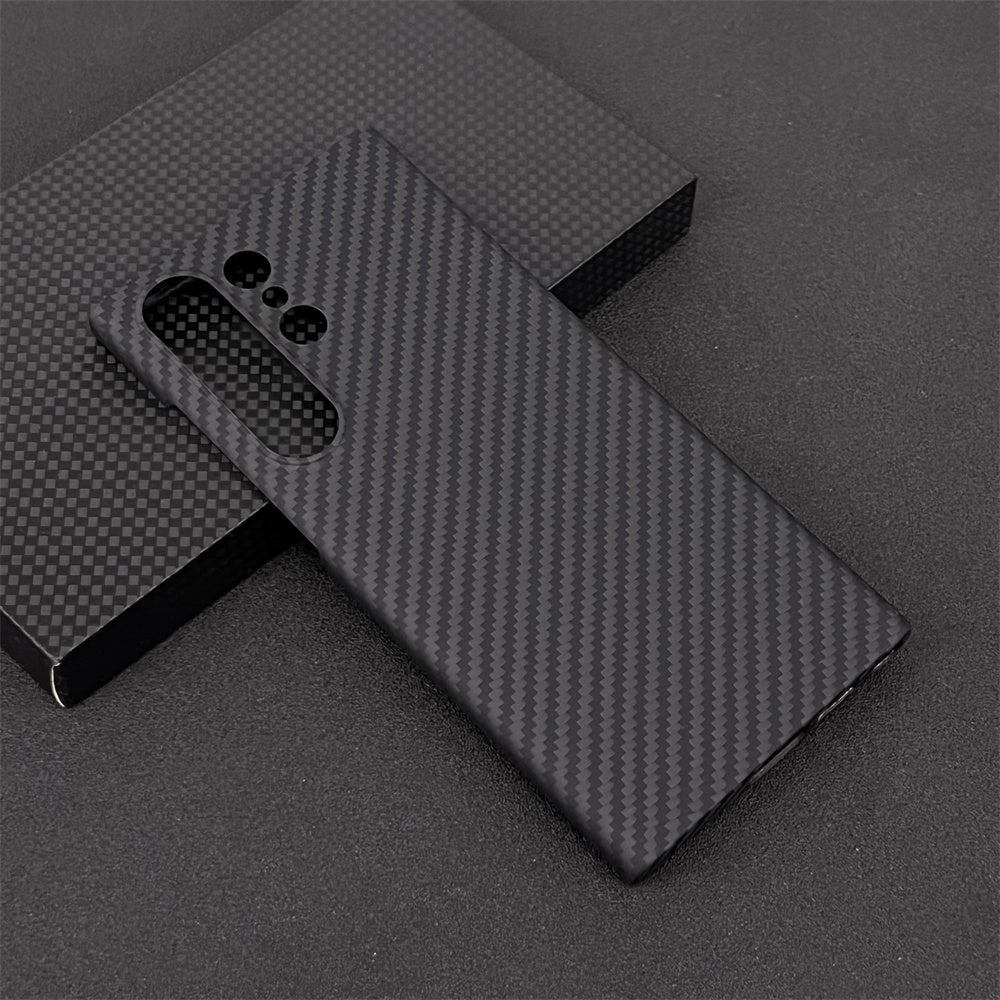 Oatsbasf Luxury Pure Aramid Fiber Case for Samsung Galaxy S23 Series Smartphones