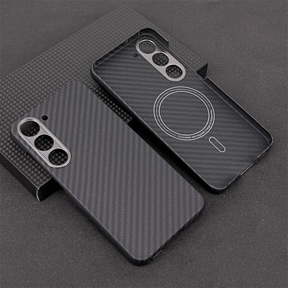 Oatsbasf Luxury Pure Aramid Fiber Case for Samsung Galaxy S23 Series Smartphones