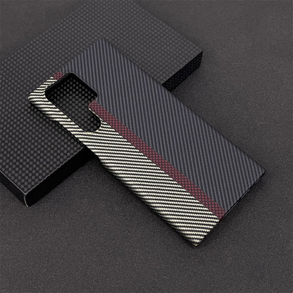 Oatsbasf Luxury Pure Aramid Fiber Case for Samsung Galaxy S23 Series Smartphones