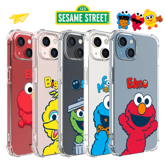 Sesame Street Clear Air Cushion Reinforced Case Cover