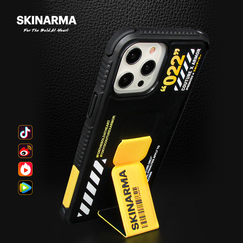 Skinarma Shingoki Invisible Grip Stand Back Cover Case