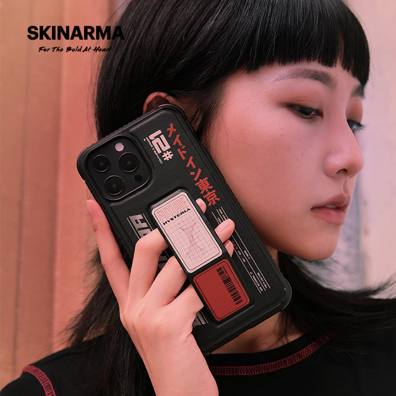 Skinarma Sokudo Invisible Grip Stand Back Cover Case