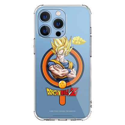 UKA Dragon Ball Z Anti-fall Clear PC+TPU Magnetic MagSafe Case Cover