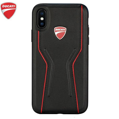 Ducati Superbike D6 Genuine Leather Hard Back Cover Case