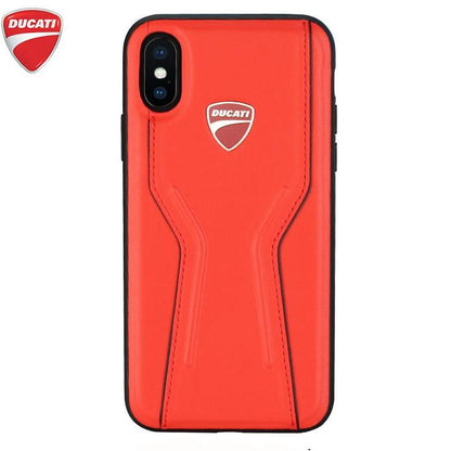 Ducati Superbike D6 Genuine Leather Hard Back Cover Case