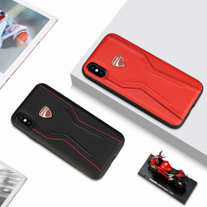 Ducati Superbike D6 Genuine Leather Hard Back Cover Case