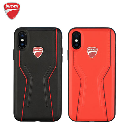 Ducati Superbike D6 Genuine Leather Hard Back Cover Case