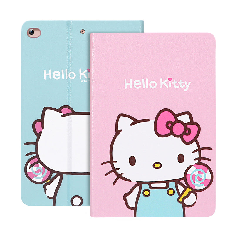 UKA Hello Kitty Auto Sleep Folio Stand Leather Case Cover for Apple iPad (2018) & iPad (2017)