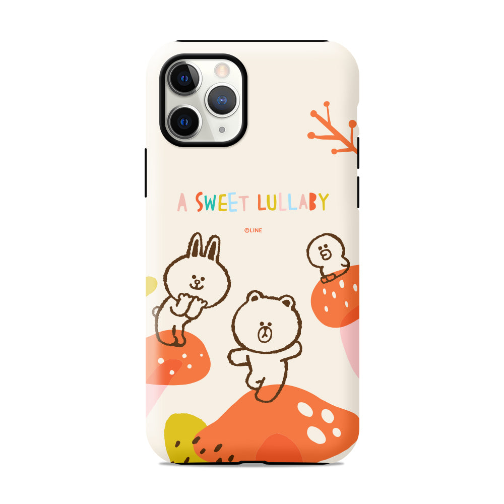 Line Friends Dual Layer TPU+PC Shockproof Guard Up Case Cover