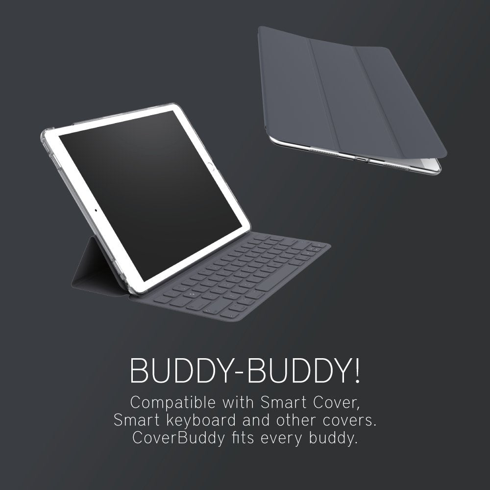 SwitchEasy CoverBuddy Pencil Holder Hard Polycarbonate Back Cover Case for Apple iPad