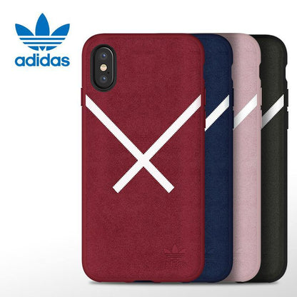 adidas Originals Plush Leather Case for Apple iPhone XS/8 Plus/8/7 Plus/7 - Armor King Case