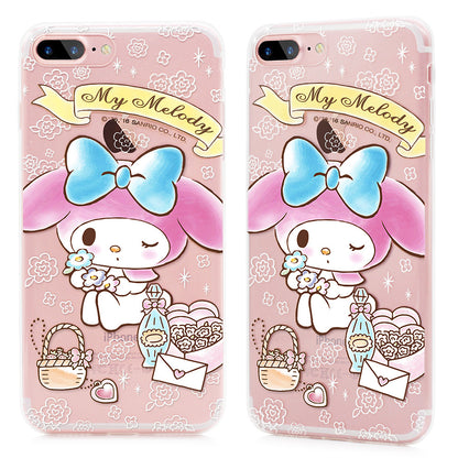 GARMMA Hello Kitty & My Melody & Little Twin Stars Transparent Soft TPU Case Cover