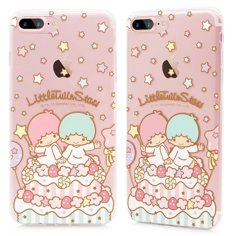 GARMMA Hello Kitty & My Melody & Little Twin Stars Transparent Soft TPU Case Cover