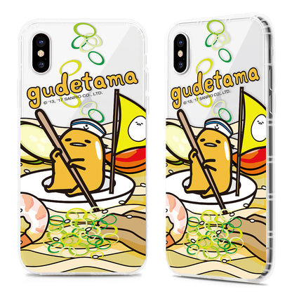 GARMMA gudetama Shockproof Air Barrier Transparent TPU Soft Back Cover Case