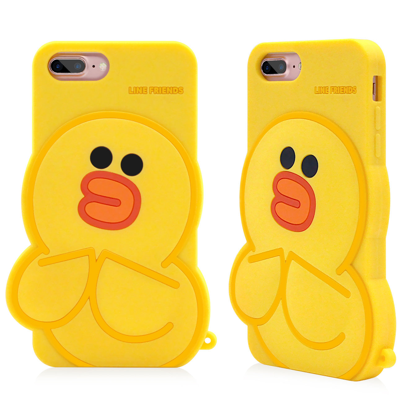 GARMMA Line Friends Silicone Back Cover Case for Apple iPhone