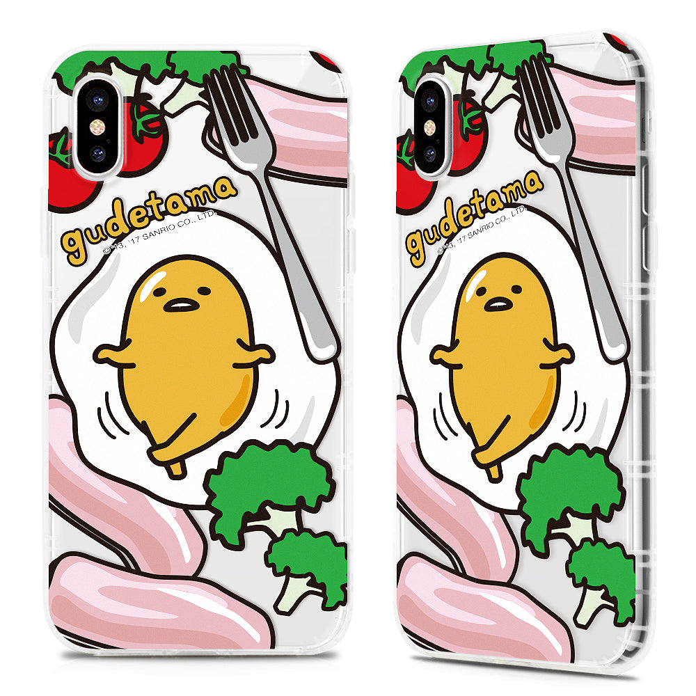 GARMMA gudetama Shockproof Air Barrier Transparent TPU Soft Back Cover Case