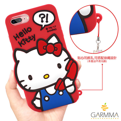 GARMMA Hello Kitty Shockproof Silicone Back Cover Case for Apple iPhone