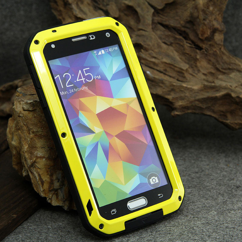 LOVE MEI Powerful Shockproof Metal Heavy Duty Case Cover for Android Smartphones