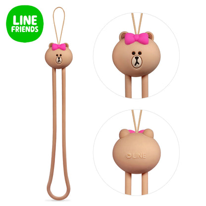 GARMMA Line Friends Anti-lost Silicone Strap Universal Lanyard