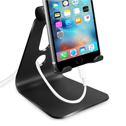 Armor King Solid Aluminum Alloy Metal Desktop Mobile Phone Support Tablet Stand Mount Holder Cradle