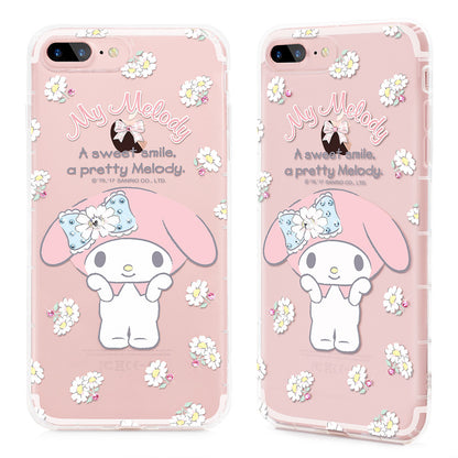 GARMMA Hello Kitty & My Melody & Little Twin Stars Bling Crystal Diamonds Soft Back Cover Case