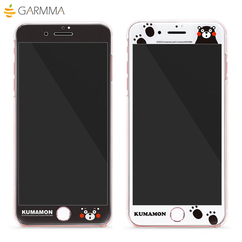 GARMMA Kumamon Full Size Glitter 9H Tempered Glass Screen Protector for Apple iPhone