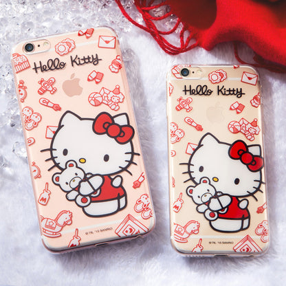 X-Doria Hello Kitty Transparent TPU Soft Cover Case for Apple iPhone 6S/6