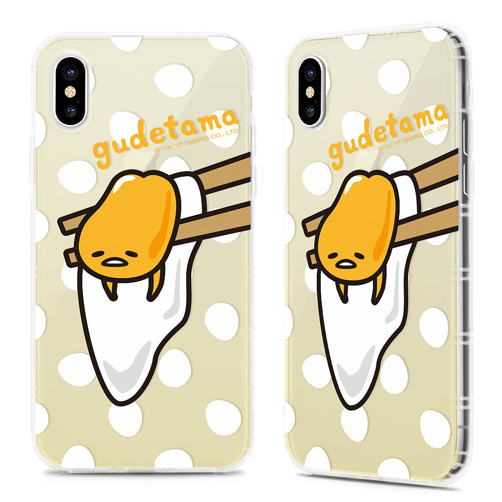 GARMMA gudetama Shockproof Air Barrier Transparent TPU Soft Back Cover Case