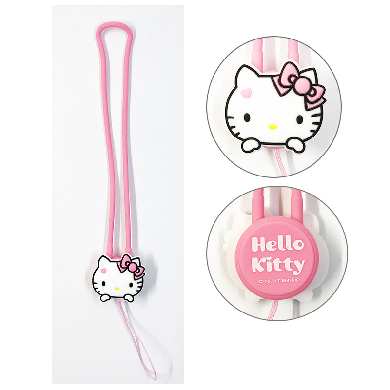 GARMMA Hello Kitty & My Melody Anti-lost Silicone Strap Universal Lanyard