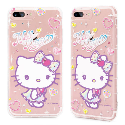 GARMMA Hello Kitty & My Melody & Little Twin Stars Bling Crystal Diamonds Soft Back Cover Case