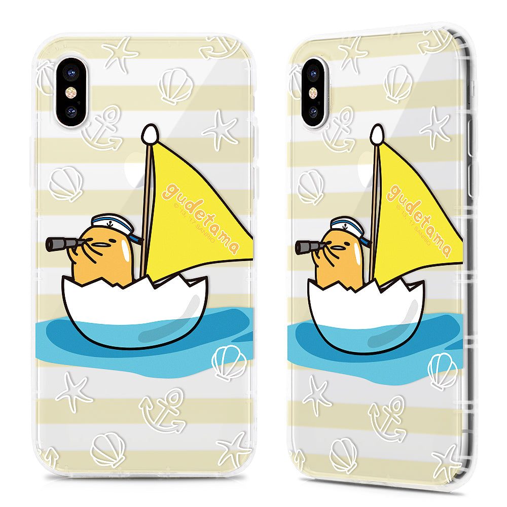 GARMMA gudetama Shockproof Air Barrier Transparent TPU Soft Back Cover Case